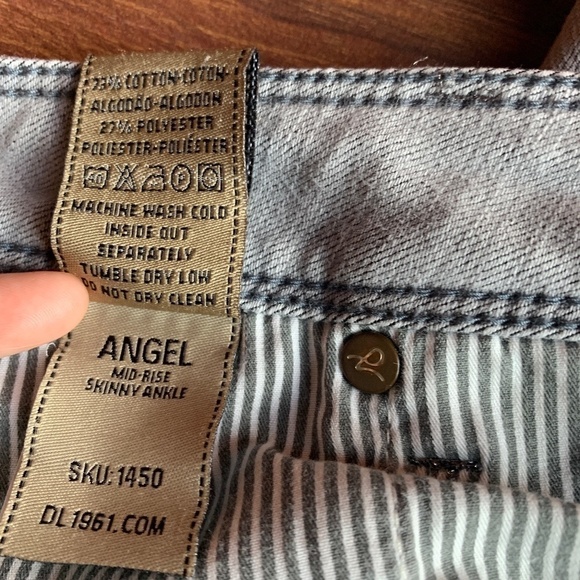 DL1961 Angel MidRise Ankle Skinny Jeans size 27 - Picture 6 of 13